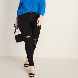 Mid-Rise Raw-Edge Rockstar Ankle Jeans for Women
